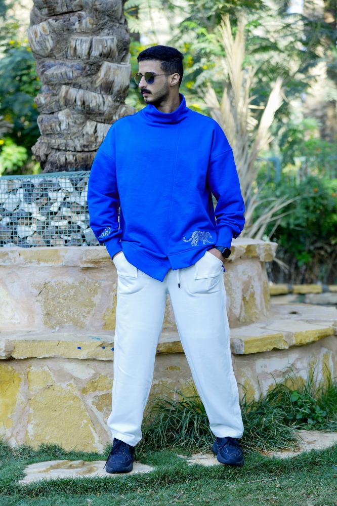 بلوفر  أزرق \  Blue pullover