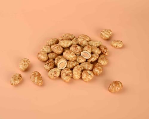 دراجيه لوز بالكراميل مغطى بالشوكلاتة البلجيكية الفاخرة