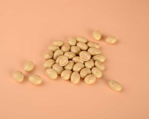 دراجيه لوز فاخر بالشوكلاتة البلجيكية بنكهة اللوتس