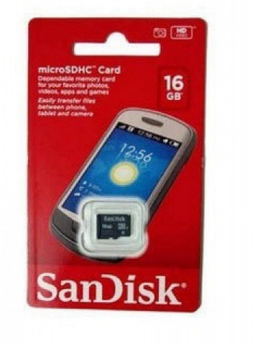 ذاكرة SANDISK MICRO SD 16 GB