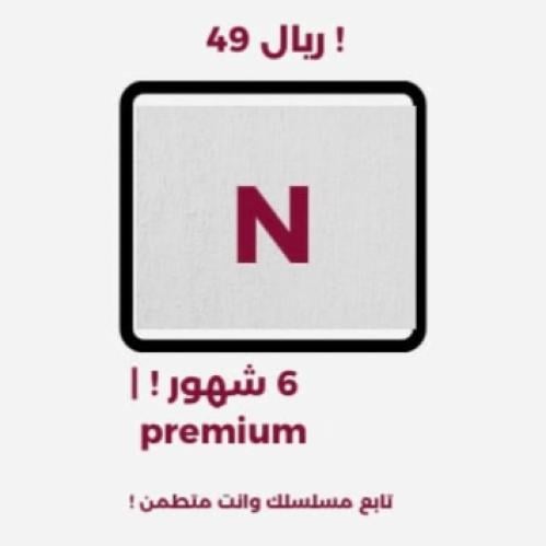 اشتراك نتفلكس 6 شهور | premium