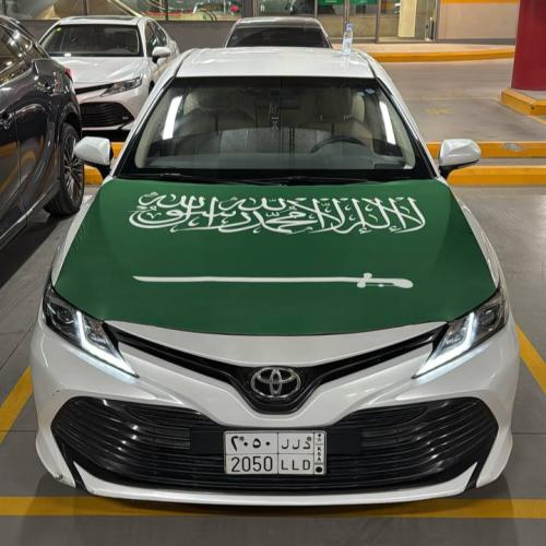 علم كبوت - السعودية - أخضر