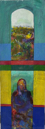 ألوان أكريليك - لوحة أصلية - عثمان الخزيم