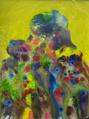 ألوان أكريليك - لوحة أصلية - عثمان الخزيم