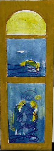 ألوان أكريليك - لوحة أصلية - عثمان الخزيم