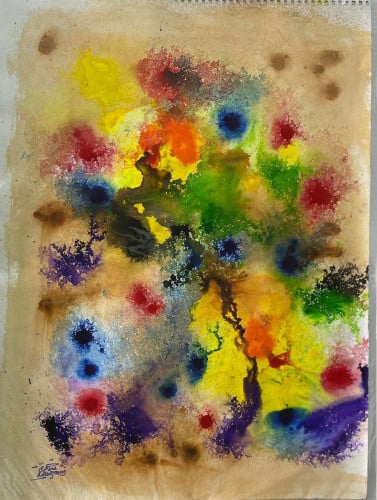 ألوان أكريليك - لوحة أصلية - عثمان الخزيم