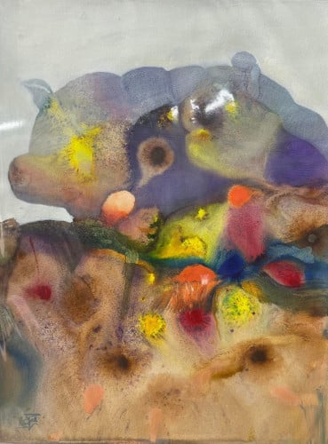 ألوان أكريليك - لوحة أصلية - عثمان الخزيم
