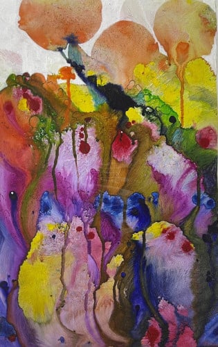 ألوان أكريليك - لوحة أصلية - عثمان الخزيم