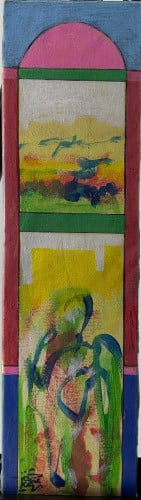 ألوان أكريليك - لوحة أصلية - عثمان الخزيم