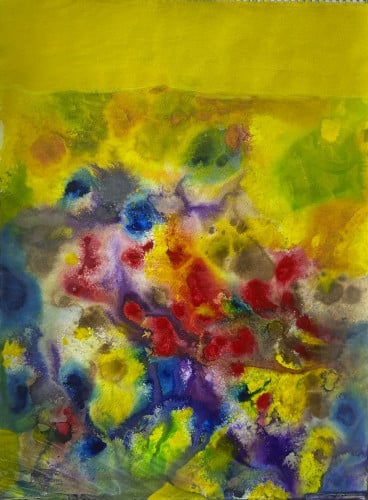 ألوان أكريليك - لوحة أصلية - عثمان الخزيم