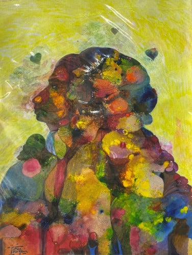 ألوان أكريليك - لوحة أصلية - عثمان الخزيم