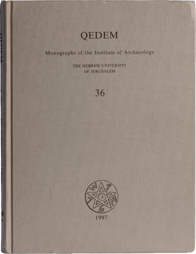 Qedem - The Architecture of Oboda - Final Report 1997