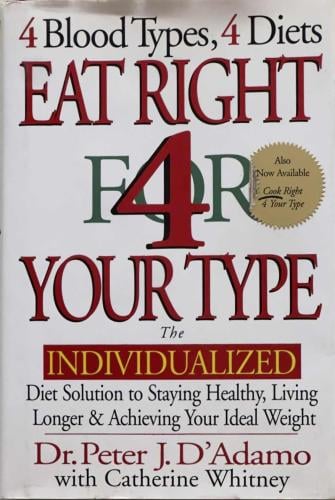 Eat right for Your Type - Peter J. D'Adamo