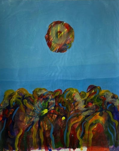 ألوان أكريليك - لوحة أصلية - عثمان الخزيم