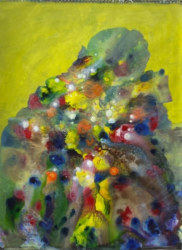 ألوان أكريليك - لوحة أصلية - عثمان الخزيم