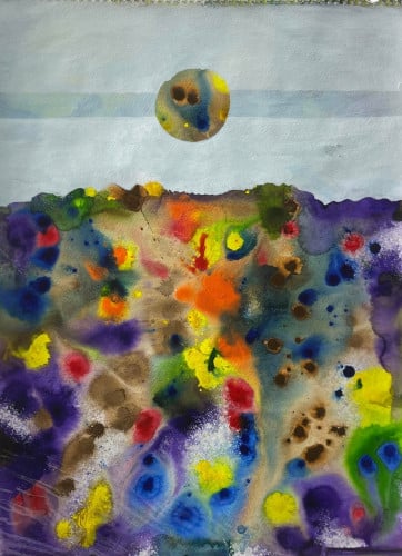 ألوان أكريليك - لوحة أصلية - عثمان الخزيم