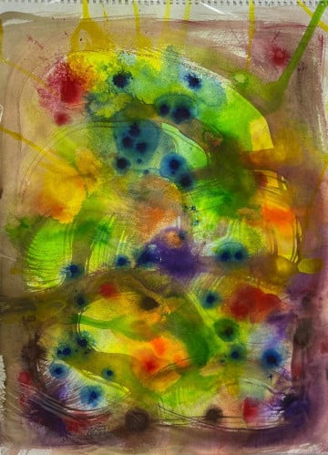 ألوان أكريليك - لوحة أصلية - عثمان الخزيم