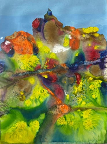 ألوان أكريليك - لوحة أصلية - عثمان الخزيم