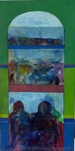 ألوان أكريليك - لوحة أصلية - عثمان الخزيم