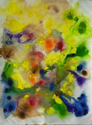 ألوان أكريليك - لوحة أصلية - عثمان الخزيم