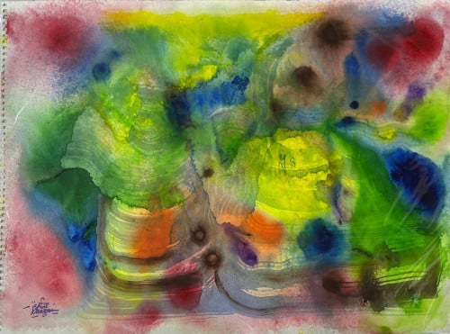 Acrylic on Board - Original Painting - Othman Al-Khuzaim