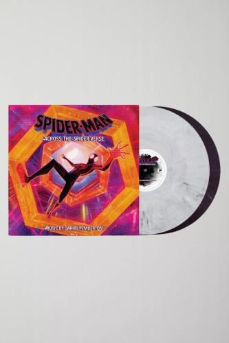 SpiderMan : Across The Spider-Verse Vinyle Blanc et Violet Foncé Marbé