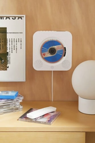 مشغل سي دي ابيض | White CD Player