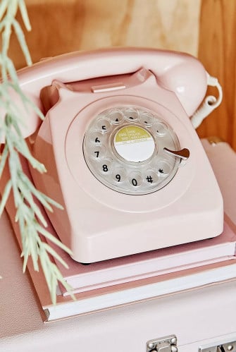 GPO Pink 746 Rotary Landline Phone