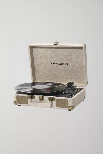 مشغل اسطوانات Tanlanin لنن بيج وذهبي