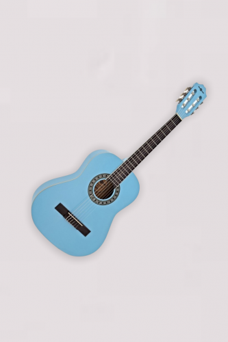 Junior 1/2 Classical Guitar, Blue, by Gear4music
