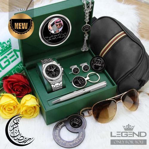 هدايا العيد اطقم ساعات رجالية بتصميم بالاسم حسب ال...