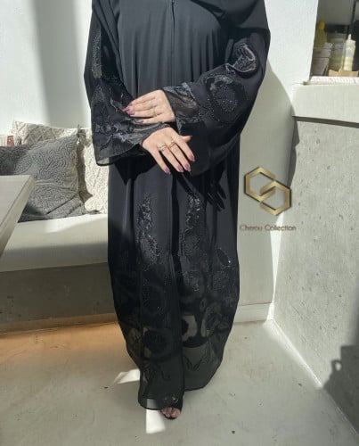 عباية بلاك روز