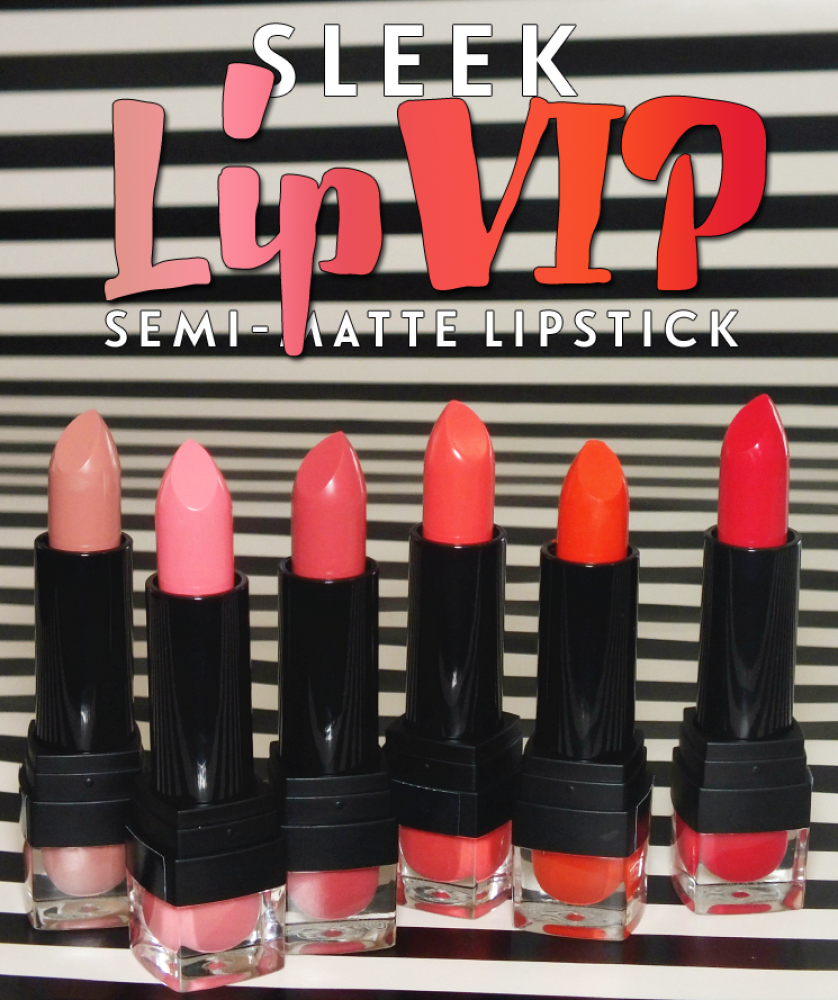 sleek lip vip semi matte lipstick