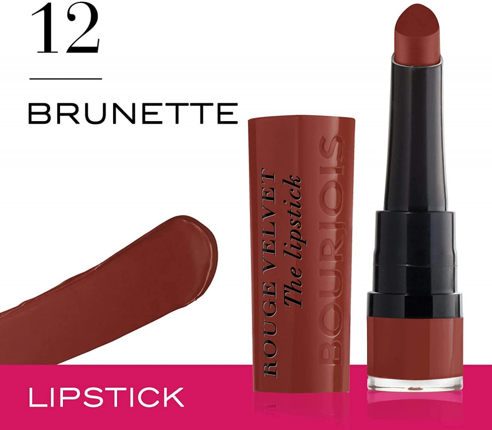 bourjois rouge velvet the lipstick 12 brunette