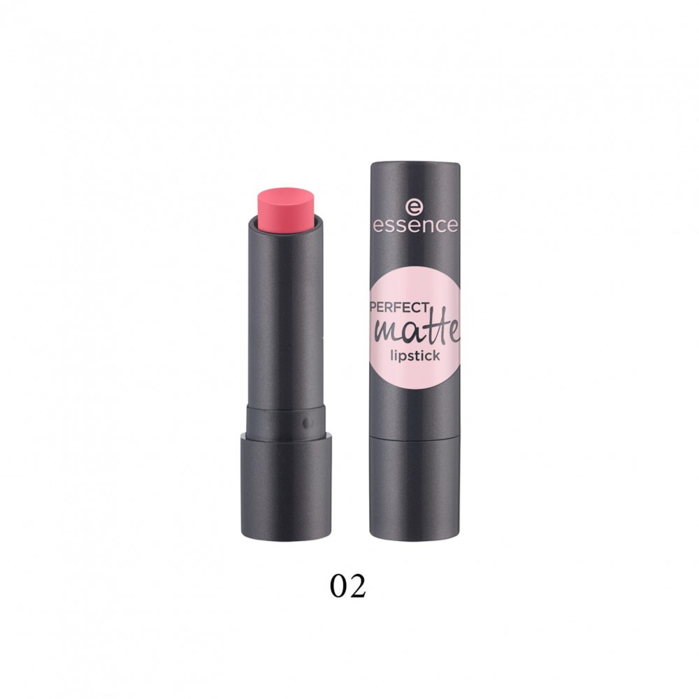 essence perfect matte lipstick 02