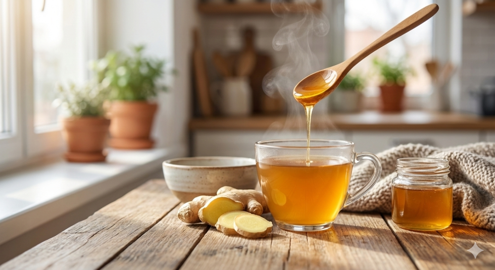 مسحوق زنجبيل بالعسل