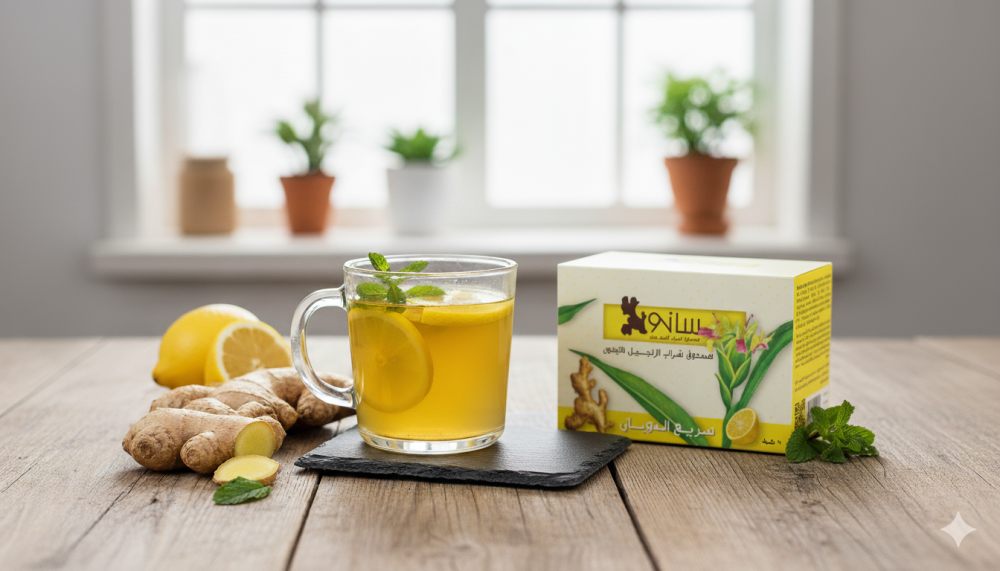مشروب الزنجبيل بالليمون