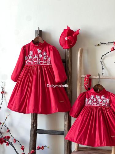 فستان بدون القبعه 1-6 سنوات