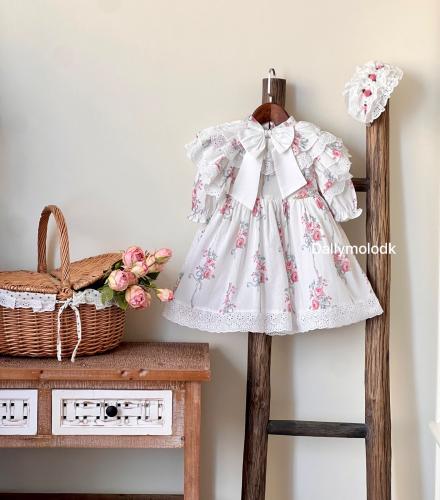 فستان مورد من 1 الى 7 سنوات بدون الطوق