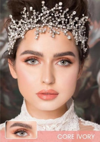 عدسات ملونة من ناتشورل - كور ايفوري
