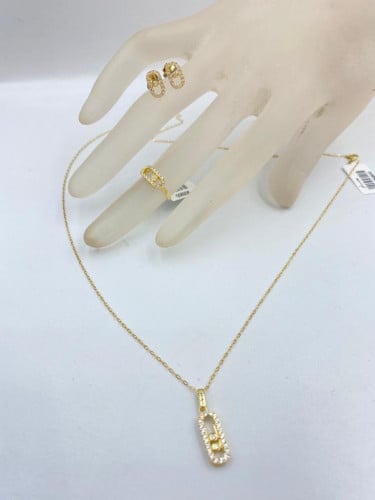 نصف طقم ذهب عيار 18