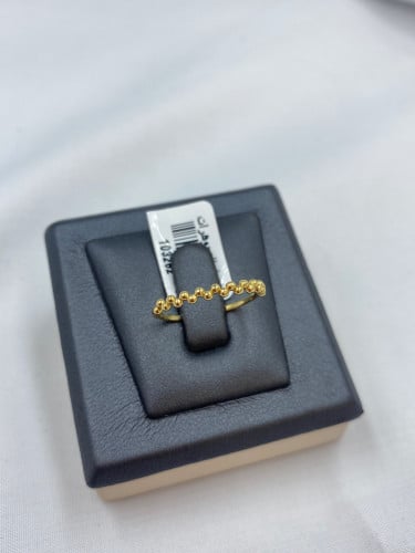 خاتم عيار 18 بو نقط