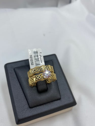 Twins ring 18 karat 3.94