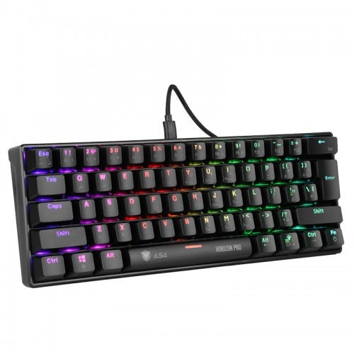 لوحة مفاتيح الألعاب ASA Horizon Pro Mechanical RGB...