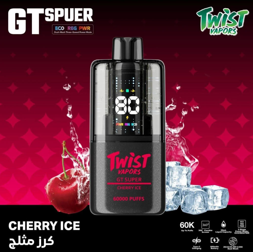cherry twist vape Cherry Twist Vape Twist Bar+ Disposable – Pink Lemon & Cherry Lemon –  Marshall Vapes ABT Twist