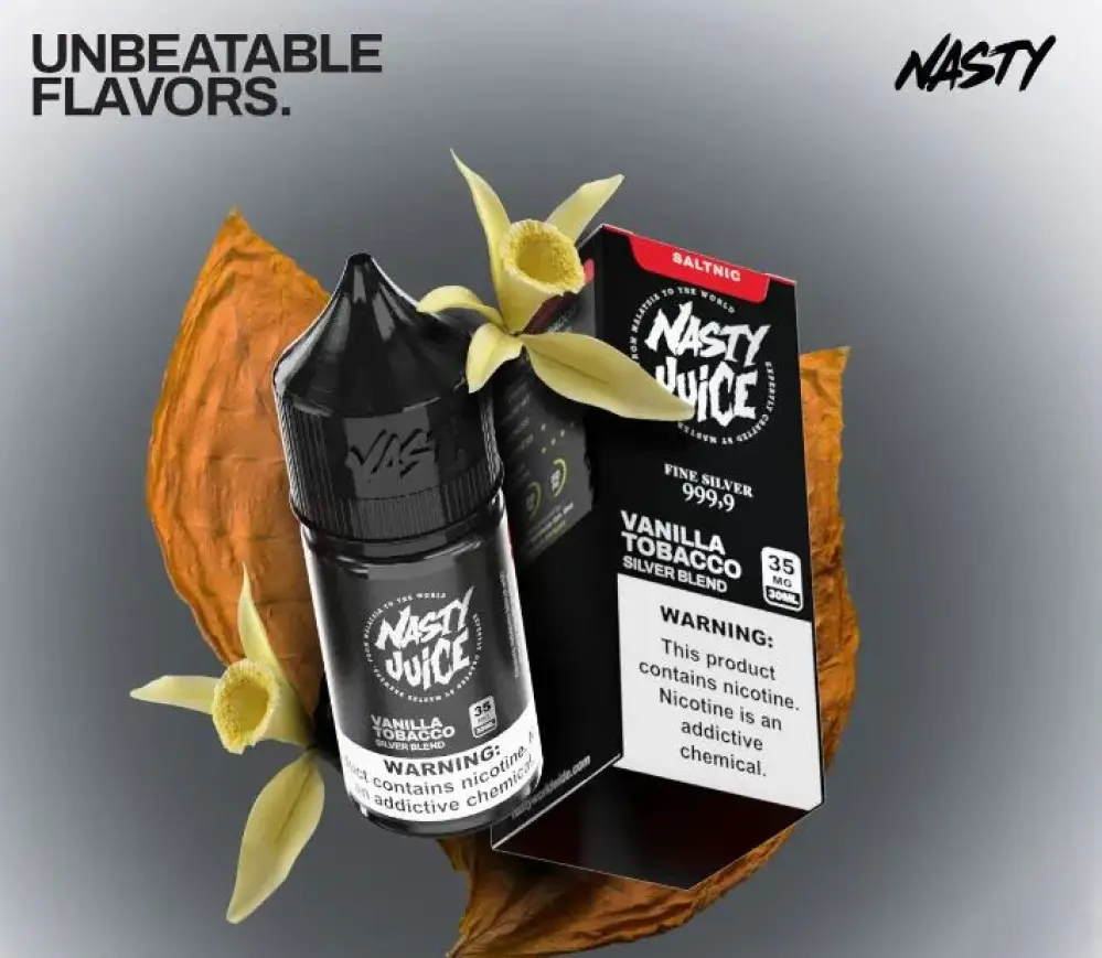 Nasty Silver Blend Tobacco Vanilla Flavor - سبيشل فيب
