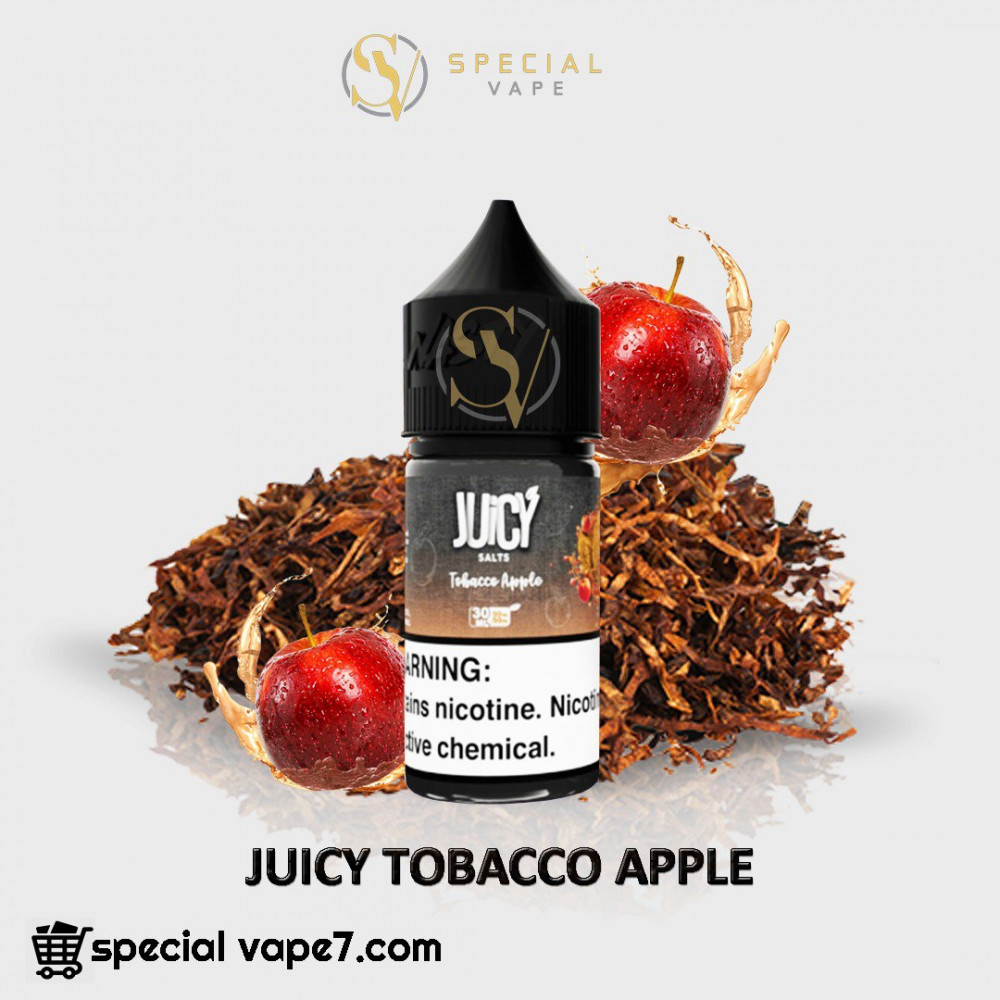 JUICY TOBACCO APPLE flavour -   - SPECIAL VAPE