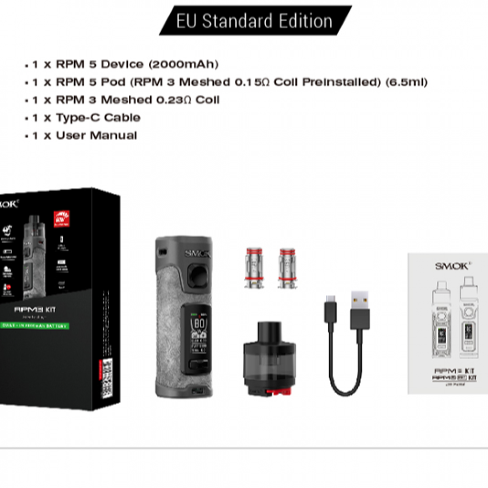 smok rpm 5 manual SMOK RPM5 KIT . Hookah Device SMOK RPM5 - سبيشل فيب