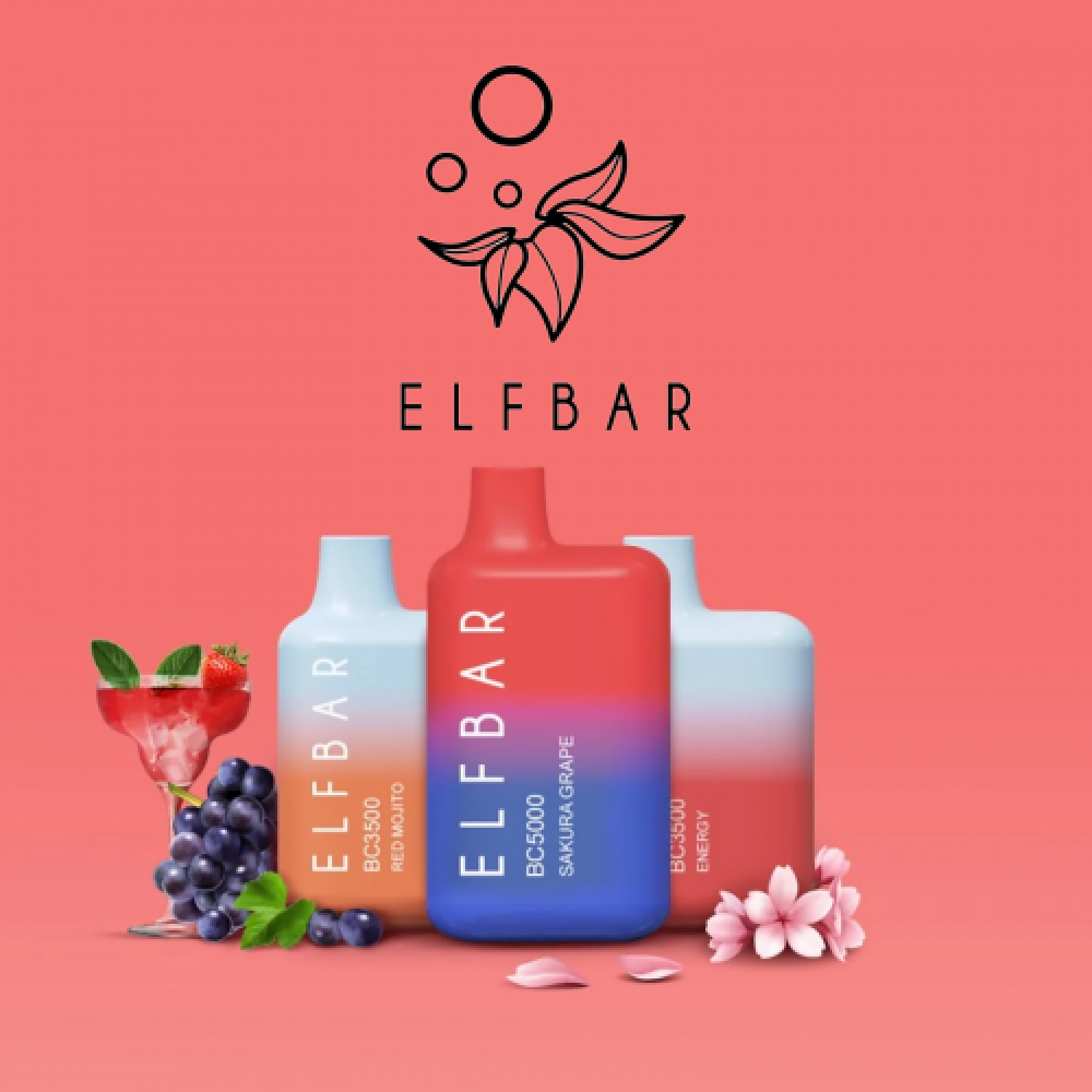 elf bar bc5000 price saudi arabia Elf Bar BC5000 puff Disposable cranberry grape - Vape Saudi Arabia -  Original Devices Flavors main image 1