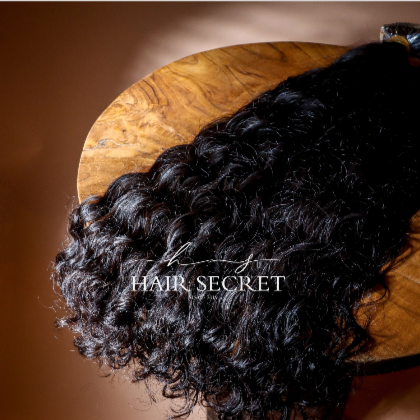 اكستنشن شعر طبيعي مطور ويفي ( 50 جرام طول 26 انش )